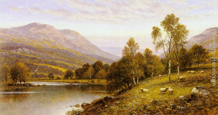 Early Evening, Cumbria painting - Alfred Glendening Early Evening, Cumbria art painting